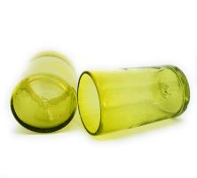 Solid Yellow 14 oz Drinking Glasses (set of 6)